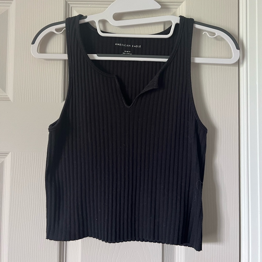 American Eagle Outfitters Classic Black Tank Top